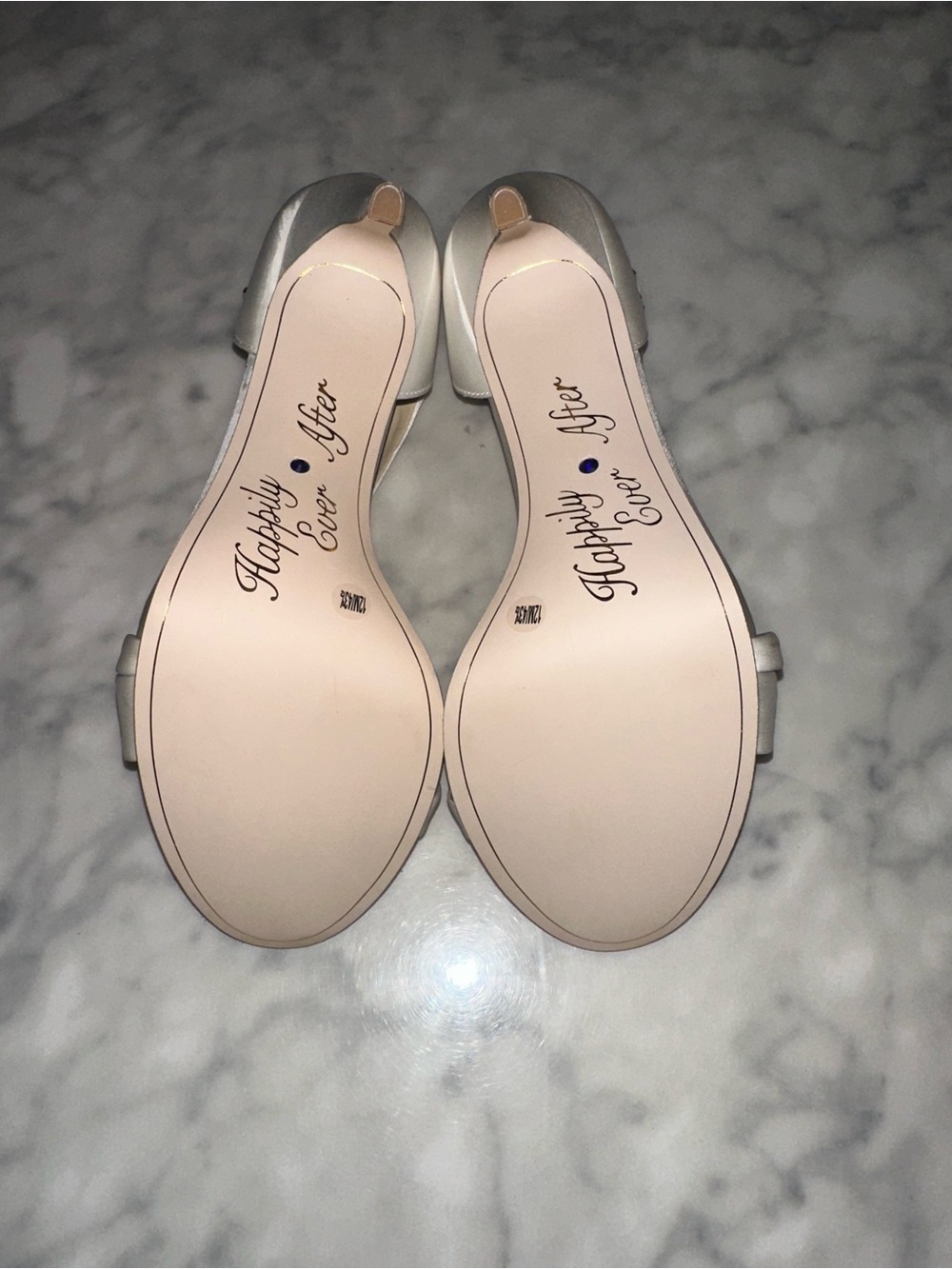 Jessica Simpson Women's Ankle-Strap wedding Heeled Sandals Ivory size 12 - Picture 5 of 6